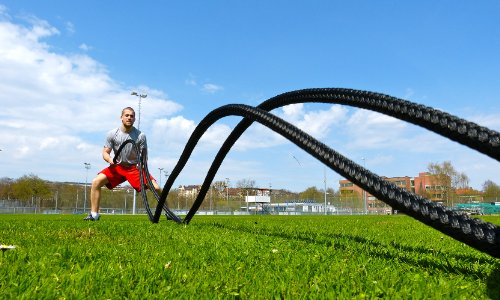 blackthorn Battle Rope – Premium Schwungseil | Trainingsseil | Fitness Tau | Sportseil für Functional Training - 2