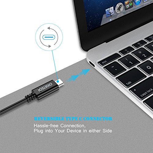 USB C Adapter auf USB 3.0 CHOETECH (0.5ft/15cm) USB Type C auf USB 3.0 Type A [OTG] Adapter Kabel für LG G6, G5, 2016 MacBook Pro, MacBook 2015/2016, Chromebook Pixel, Nokia N1, Nexus 5X/6P und andere - 5