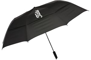 TITLEIST Players Umbrella Paraguas de Golf, Hombre, Negro, Talla Única
