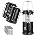 Produktbild ETEKCITY 3 Pack Tragbare Outdoor LED Camping-Laterne mit 9 AA Batterien (schwarz, zusammenklappbar)