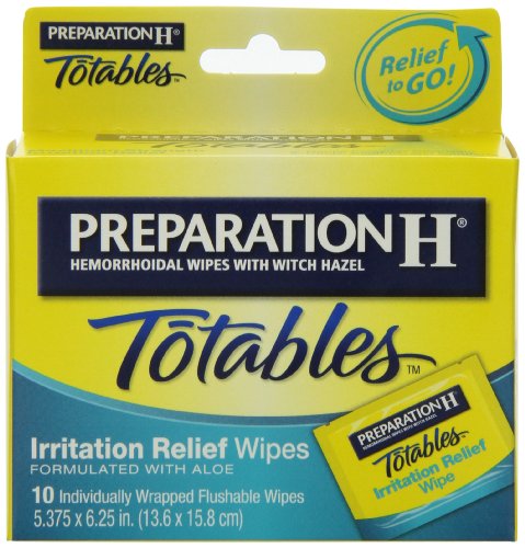 Preparation-H Totables Hemorrhoidal Wipes With Witch Hazel 10-Count