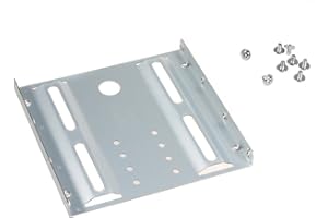 Maclean MC-655 Réduction Adaptateur HDD/SSD Rail 3,5" à 2,5" métal