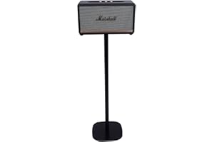 Vebos piedistallo Marshall Stanmore Nero - di Alta qualità en Un'Esperienza ottimale in Ogni Stanza - Consente di Inserire Il Vostro Marshall Stanmore esattamente Dove Vuoi - Due Anni di Garanzia