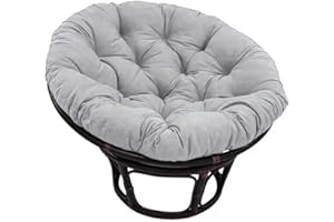 AZVFLY Coussin de Fauteuil Papasan, Sol Rembourré pour Pivotant, Papasan Rond, en Polyrotin Diamètre 100 Cm et Épaisseur du 10 Meubles Rotin Chaises Jardin Fleurs Rondes