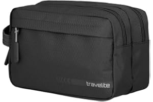 travelite borsa cosmetica per il bagaglio a mano, serie di valigie KICK OFF: pratica borsa da toilette per vacanze e sport, 26 cm, 5 litri