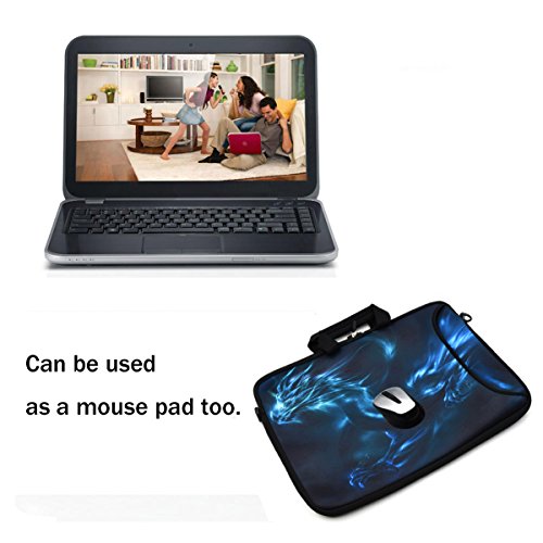DCCN 15 Zoll 15 6 Zoll Laptoptasche Neopren Notebooktasche mit Zubeh  rfach und Schultergurt