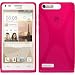 Produktbild PhoneNatic Case für Huawei Ascend P7 Mini Hülle Silikon pink X-Style + 2 Schutzfolien