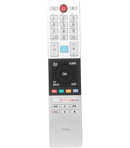 RC1910 Telecomando Universale Di Ricambio Per TV Toshiba, Luxor, Sharp, Sanyo – Sostituisce Modello D32151HD E Compatibili, Nessuna Programmazione