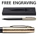 Produktbild Fisher Space Pen Apollo Cap-o-matic Kugelschreiber (personalisierte Geschenkbox) Schwarz / goldfarben