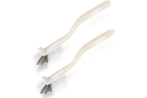 DSLSQD 2 pędzle do czyszczenia, szczotka do szorowania kuchennego, do naczyń, kątowa szczotka do czyszczenia ze sztywnym włosiem, do zlewu, gospodarstwa domowego, garnka, patelni