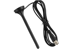 KIKYO Antena de TV, Antena de Base magnética Antena de lechón de HDTV Digital Interior para TV casera TV de automóvil