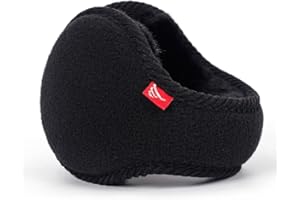 Harssidanzar Winter Ohrenschützer für Männer und Frauen, Faltbarer Fleece Ohrwärmer, Unisex Verstellbare Ohrenschützer HU305EU