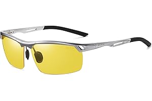 DUCO Widoczność w nocy do jazdy samochodowej, redukcja przysłony do reflektorów samochodowych, polaryzacja, ochrona przed oślepieniem, żółte soczewki, sterowniki 8550