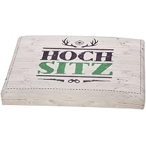Sitzpolster Für Getränkekisten – Mit Spruch 'Grillen Ohne Bier', 44x34x5 Cm, Kunststoff, Bis 100 Kg Belastbar