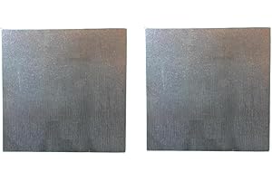 GÉNÉRIQUE LeMétal – 2 Platines acier carrée 100X100X10