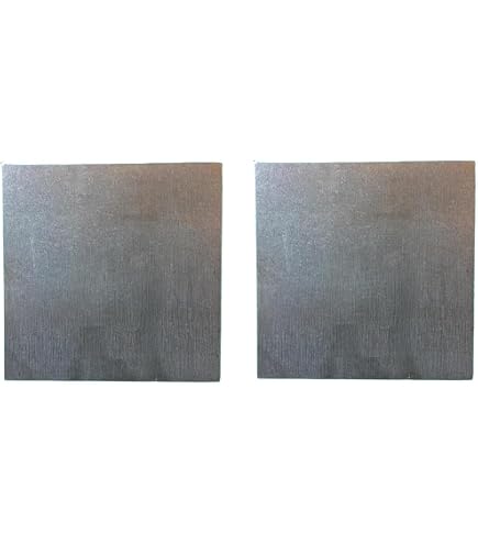 Lot 2 Platines Acier S235 100x100x10 Mm – Équerres Soudure Tubes Poutrelles, Qualité Construction