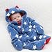 Kite Baby Boys Starry Long Sleeve Snowsuit, Blue (Navy), 0-3 Months