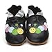 Soft Leather Baby Shoes Caterpillar Black 12-18 months
