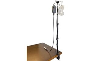 UISKOOPW Höhenverstellbarer Werkzeughalter für Multifunktionswerkzeuge kompatibel mit Dremel Foredom Grobet Rotationswerkzeug, Tischhalterung mit C-Klemme (39 Zoll)