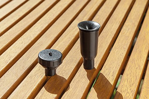 Solar Teichfilterset Starter 470 l/h Förderleistung 5 W Solarmodul Komplettset bis 2000l Gartenteich 101065 - 5