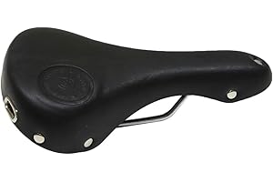 TentHome Selle de Velo Ultra Confortable pour Homme et Femme Vintag, Selle VTT Confort Homme Respirant, Selle Velo Route Léger, Selles pour Vélo avec Rivet à Cadre en Acier Rétro, Accessoires de Vélo