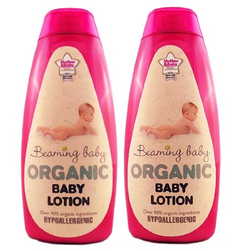 Beaming Baby Organic Baby Lotion - 2 x 250ml bottles