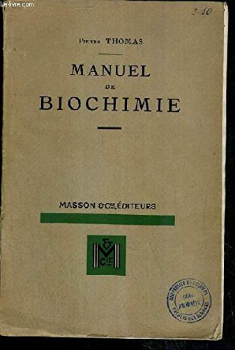 MANUEL DE BIOCHIMIE - 2eme EDITION REMANIEE gratuit MANUEL DE BIOCHIMIE - 2eme EDITION REMANIEE gratuit
