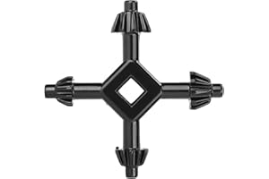 PRYON 4 in 1 Multifunctional Chuck Key for Black and Decker Electric Drill,Universal Steel Drills Chucks Keys Fit Handheld Drilling Tool,Replacement Chuck Keys for Corded and Cordless Drills,Durable Design