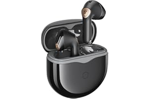 SoundPEATS Air4 Lite Auriculares Bluetooth 5.3 de Alta Resolución con Códec LDAC, Auriculares Inalámbricos con 6 Mic, Cancelación de Ruido AI para Llamadas, Total de 30H, Control de Aplicaciones