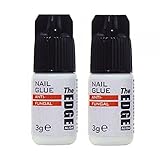 The Edge 3G Adhesive False Super Strong Nail Tips - Pack of 2