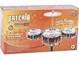  PEQUEBANDA Bateria Jazz 3 Tambores y Platillos