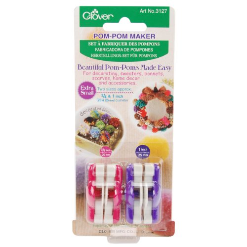 Clover MID(H12,4,10) Clover Herstellungs-Set für Pompoms extra-klein