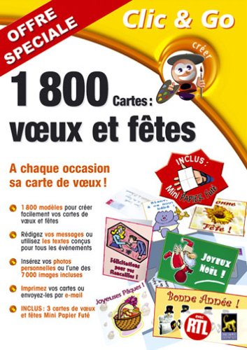 Preisvergleich Produktbild 1800 cartes de voeux + Mini papier