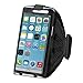 Produktbild kwmobile Sport Armband für Smartphones - Jogging Lauf Sporttasche Fitnessband in Schwarz