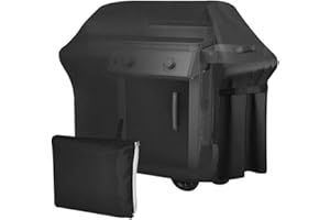 PLLYPE Pokrowiec na grilla, odporny na warunki atmosferyczne, na grill gazowy, wodoszczelna, wiatroszczelna, odporna na działanie promieni UV, odporna na rozerwanie (145 x 61 x 117 cm)