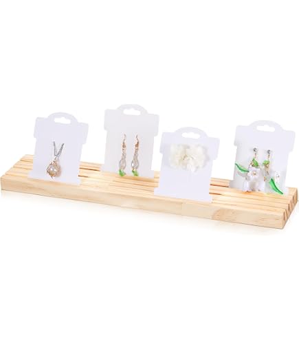 Lot De 200 Broches En Papier Pour Cartes De Présentation Bijoux - Format 7x7 Cm - Marron