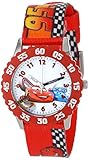Disney Kids' W001035 'Time Teacher' Cars Stainless Steel Watch With Printed Nylon Band