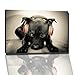 Produktbild Hund mit Kopfhörer Bild auf Leinwand -- 80x60 cm fertig gerahmte Kunstdruckbilder als Wandbild - Billiger als Ölbild oder Gemälde - KEIN Poster oder Plakat
