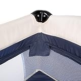 TecTake® Kinder Reisebett höhenverstellbar mit Babyeinlage navy blau - 7