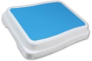 Ideaworks Slip Resistant 4" Bath Step, Stackable Platform for Bathtub, White