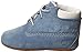 Timberland Crib, Unisex-Baby Booties, Blue, , 6 Months(Manufacturer Size:6-9 Months, 17 EU )