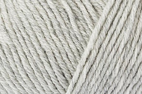 Schachenmayr 9807551-00090 Handstrickgarn, Wolle, hellgrau meliert - 2