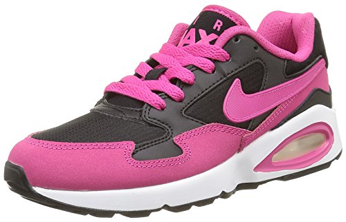 Nike Air Max St Gs, Sneakers Basses fille, Noir (Black/Vivid Pink White), 38 EU (UK child 5 Enfant UK)