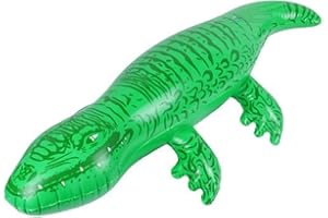 HENBRANDT INFLATABLE CROCODILE ALLIGATOR 90CM Green