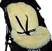 SHEEPSKIN BUGGY PUSHCHAIR PRAM CAR SEAT LINER MAT - 100% NATURAL TANNED HERBAL RELUGAN