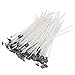 Produktbild UniEco Flachdocht Kerzendocht für Kerzen 7.5cm 100pcs