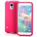 Produktbild Saxonia Samsung Galaxy S5 / S5 Neo Hülle Case mit Displayschutz Touch Sichtfenster Pink