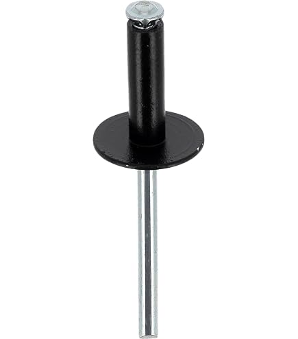Rivets Expansés Aluminium Tête Large - Lot De 20 - Diamètre 4,8 Mm Longueur 20,5 Mm - Compatible Citroën, Peugeot, Renault, Etc.