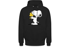 Spreadshirt® Snoopy and Woodstock Peanuts Hoodie Gifts for Men and Women Official Unisex Pullover with Hood
