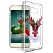 Produktbild Hülle Silikonhülle für Samsung Galaxy S7,Herbests Samsung Galaxy S7 Samsung G930 Transparent Schutzhülle Silikon Handyhülle Schutz Ultra Slim Crystal Clear,Ultra Dünn Schlank Etui Bumper-Style Premium Kratzfest Soft Flex TPU Case Cover Tasche für Samsung Galaxy S7 Samsung G930 mit Kristall Bunte Weihnachten Malere,Rote Handschuhe Elch